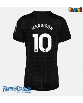 Tottenham Hotspur James Maddison #10 Tricou Fotbal Replică 2025-26 Femei Deplasare